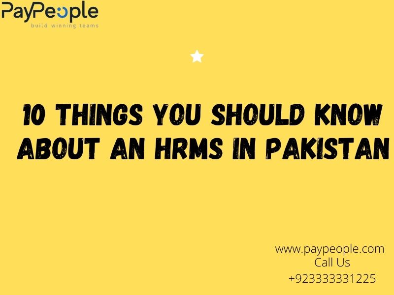 HRMS in Pakistan